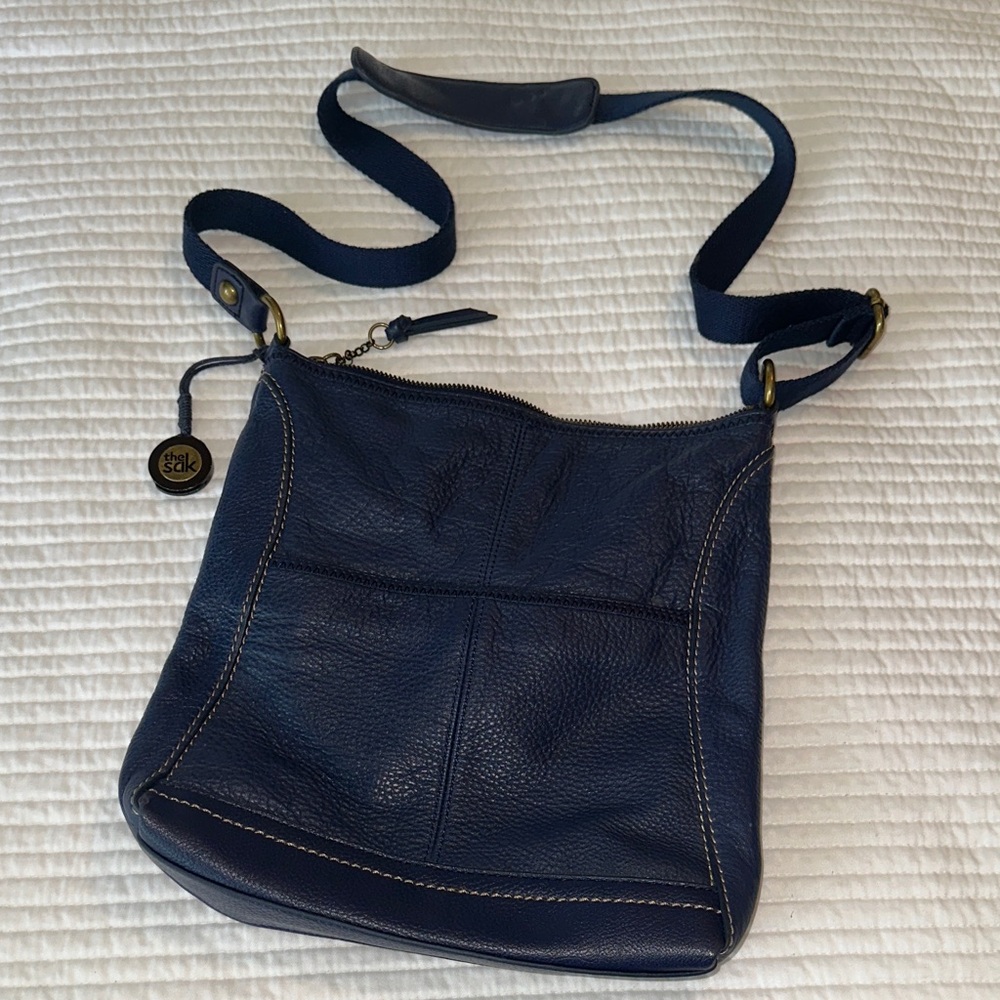 The Sak Dark Blue Crossbody Bag